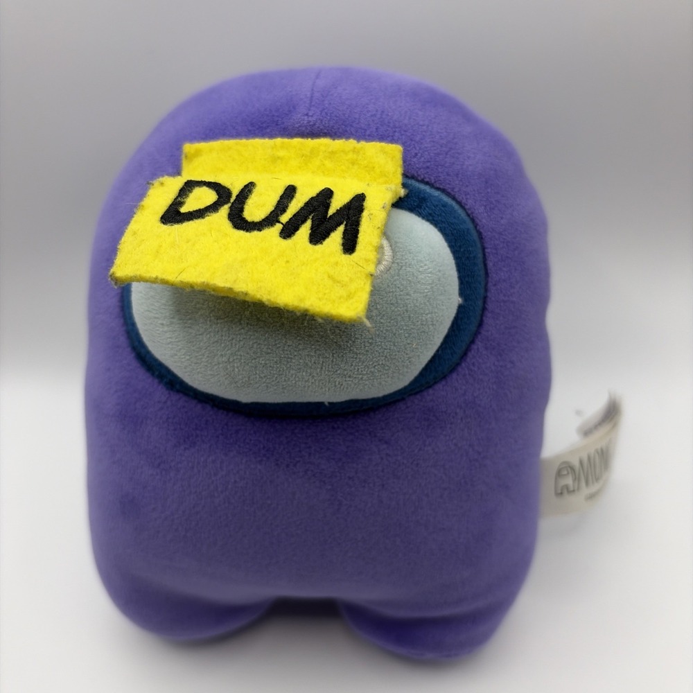 Among Us Plush "DUM" Purple Innersloth LLC Toikiddo Just  Toys Series 3 Doll